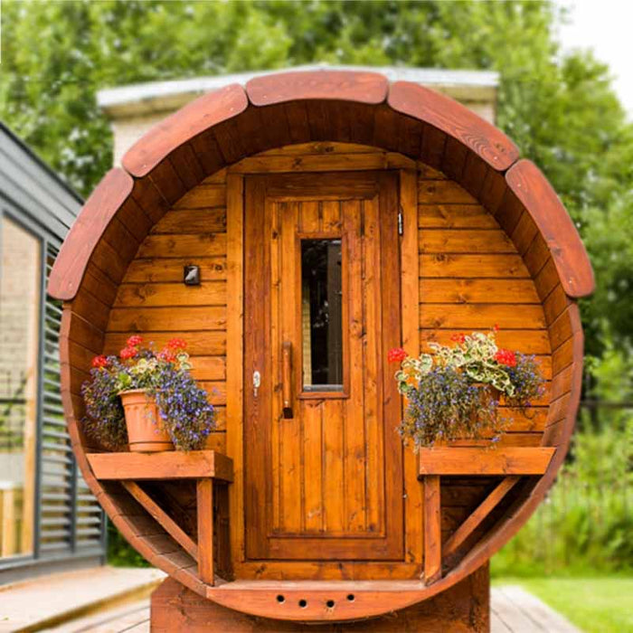 Outdoor Barrel Sauna